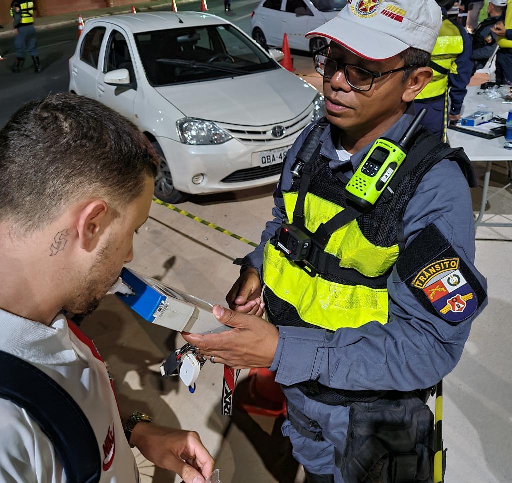 Blitz Lei Seca prende dois motoristas bêbados em VG