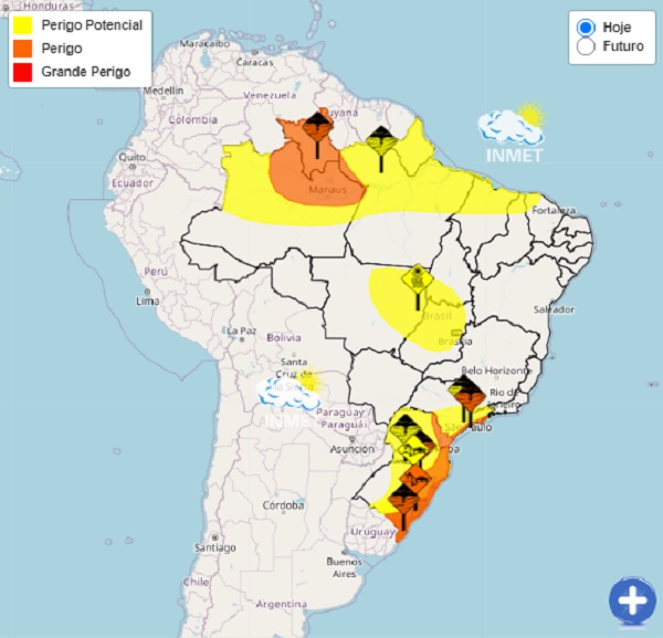 MT tem alerta para vendaval e enfrenta calor de até 40°C