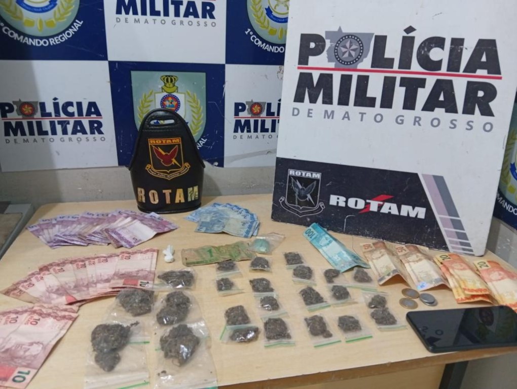 Rotam prende mãe e filha com entorpecentes e dinheiro