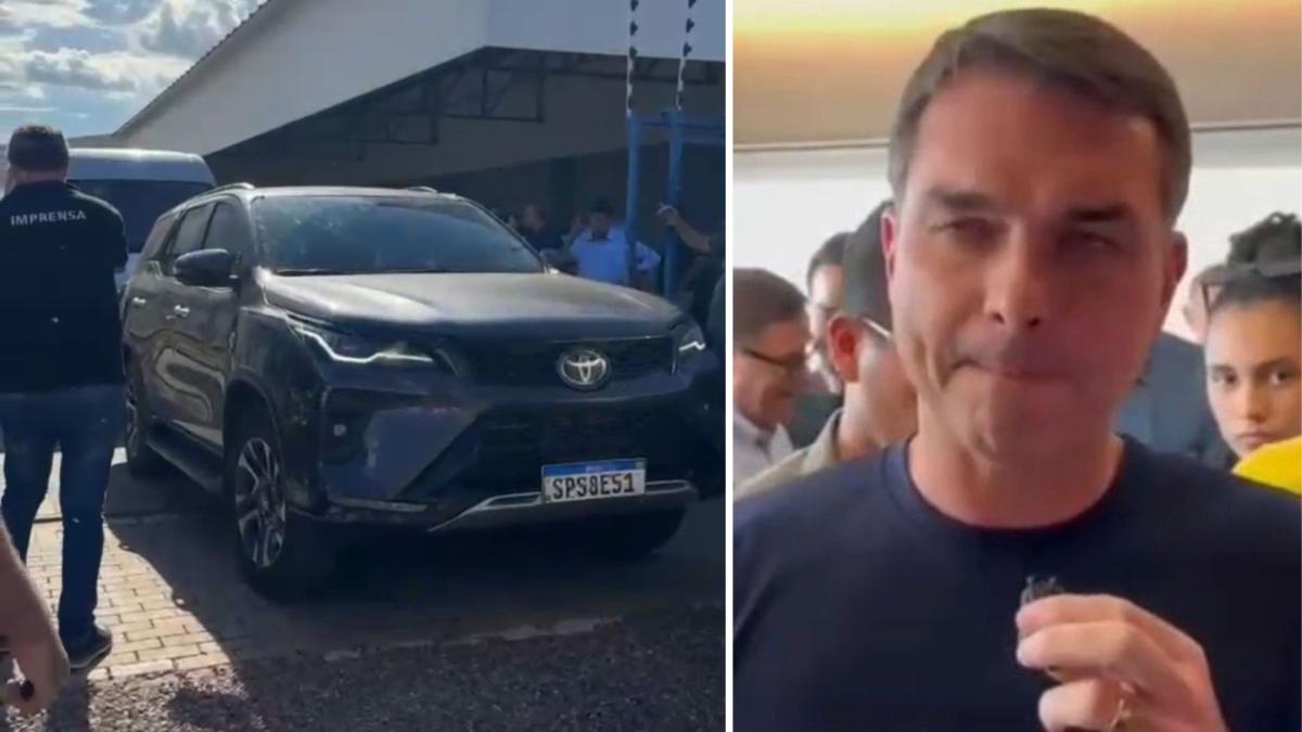 Flávio Bolsonaro visita Sinop e participa da Norte Show