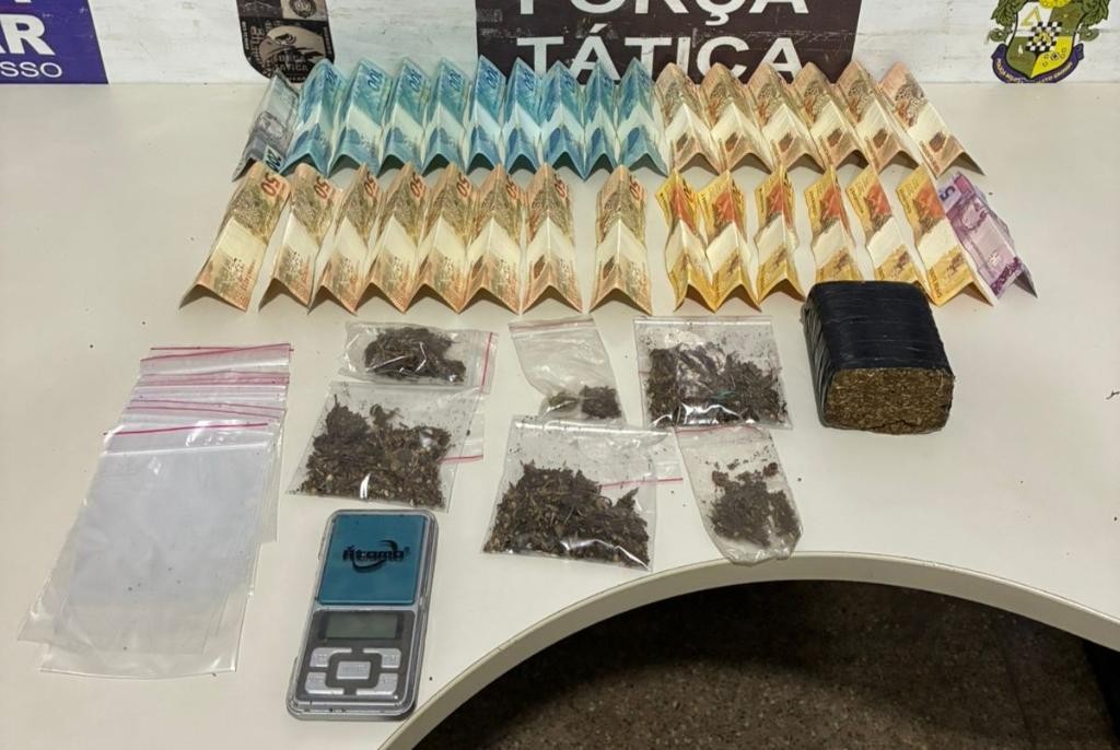 Suspeito por tráfico é preso durante patrulhamento em Rondonópolis