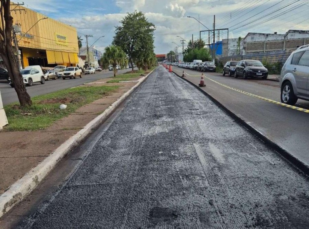 Avenida do CPA recebe novo asfalto a partir da próxima semana