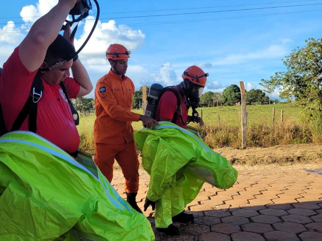 Bombeiros é acionado após vazamento de amônia em frigorífico