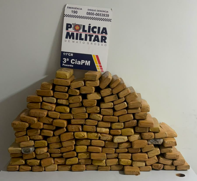 PM prende 7 faccionados e apreende 152 tabletes de maconha