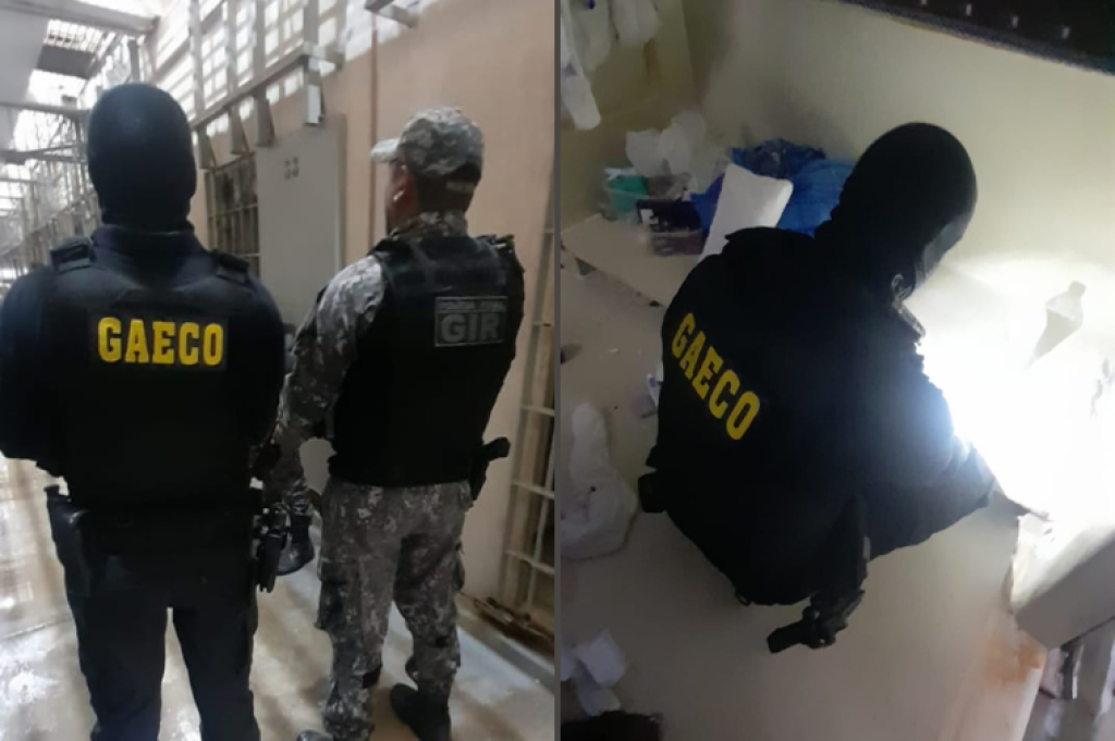 Gaeco cumpre mandado na PCE contra facção criminosa