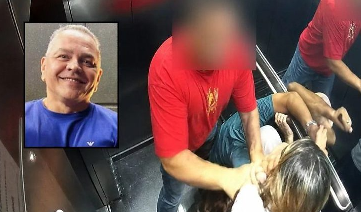 Policial civil que agrediu idoso dentro de elevador é preso