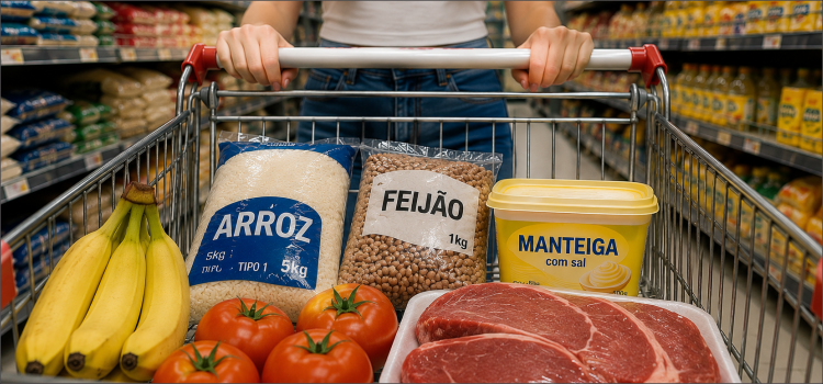 Maio encerra com mais uma alta na cesta básica