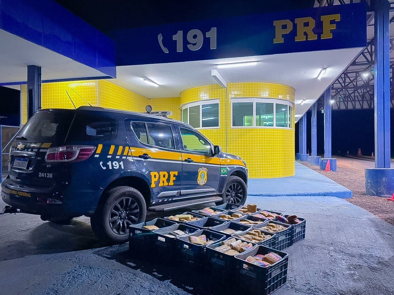 PRF apreende mais de 280 kg de drogas na BR-364 em MT