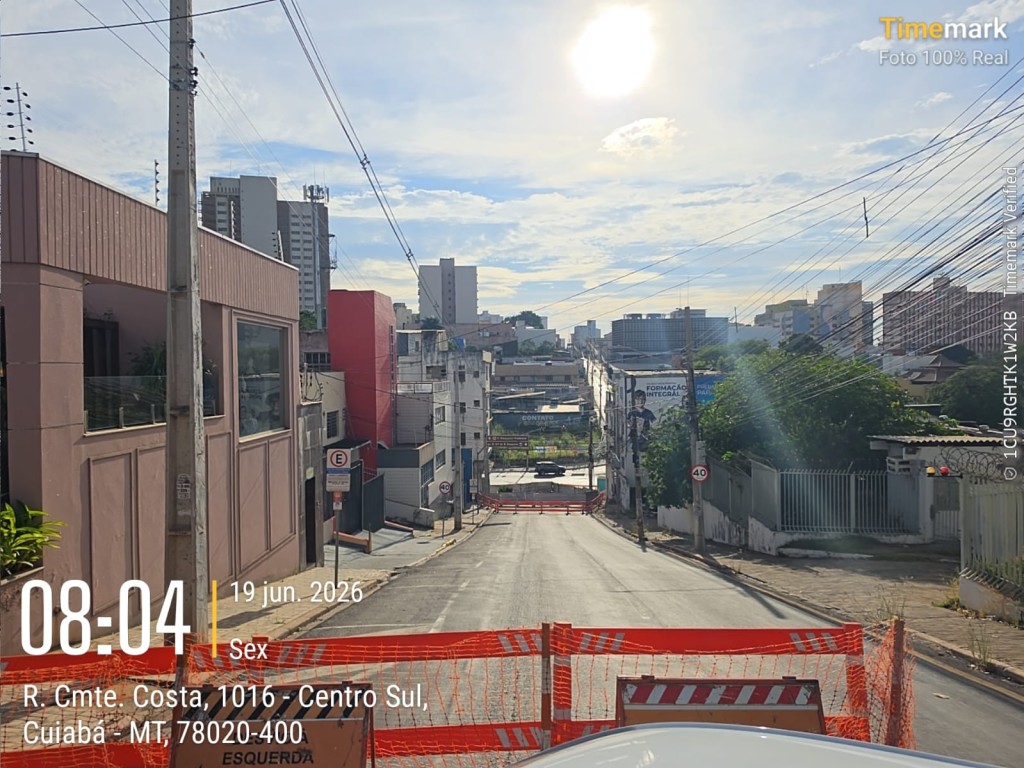 Obras mantêm Comandante Costa interditada até domingo
