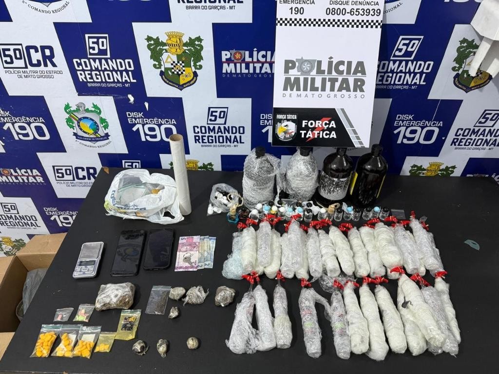 Força Tática desarticula laboratório de drogas sintéticas em MT