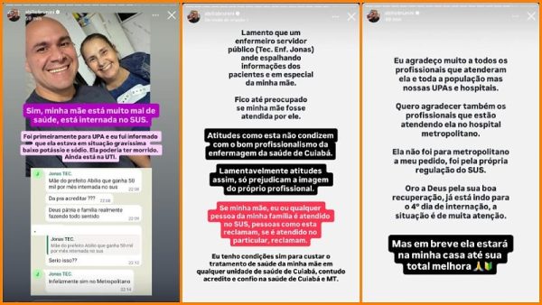Abilio denuncia servidor por expor internação da mãe dele