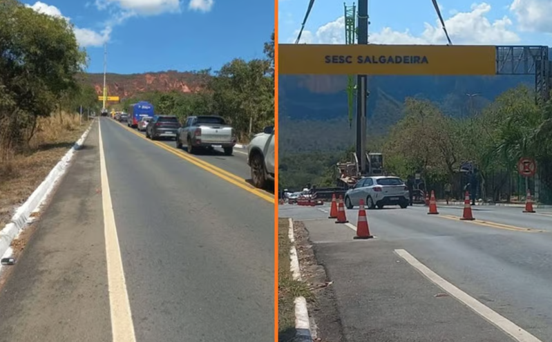 ICMBio pede remoção de portal na entrada da Salgadeira
