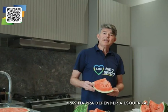 Medeiros usa melancia para atacar rivais e mira colega de PL