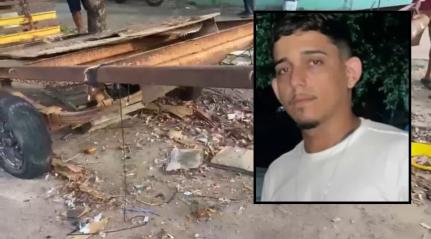 Jovem de 23 anos morre após bater moto em carretinha estacionada
